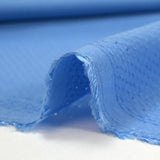 Voile de viscose jacquard satiné Sana bleu bleuet