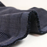 Velours côtelé 100% coton 3 mm bleu acier