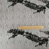 Dentelle polyester résille Graziella noir