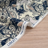 Coton liberty ® Firework Garden bleu au mètre