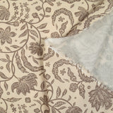 Antecedentes de Taupe Tirian Taupe de algodón indio ECRU