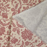 Fondo de ECRU rosa tirian de algodón de algodón indio