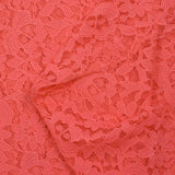 Dentelle polyester Paola corail