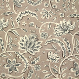 Coton indien imprimé Miraz taupe