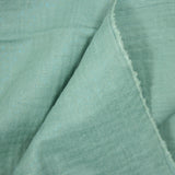 Double blue iridescent gauze Celadon background