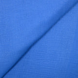 Double gaze irisée argent fond bleu lavande