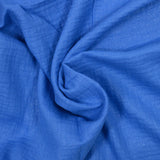 Double gaze irisée argent fond bleu lavande