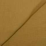 Double gaze irisée doré fond camel