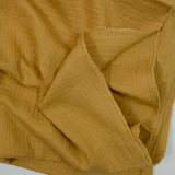 Double gaze irisée dorée fond camel