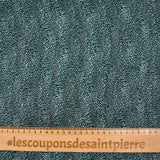 Muselina estampada banda raso leopardo verde