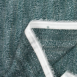 Muselina estampada banda raso leopardo verde