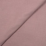Double gaze irisée argent fond vieux rose
