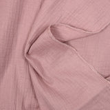 Double gaze irisée rose fond vieux rose