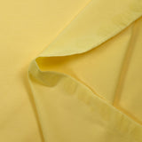 Jersey de coton jaune beurre