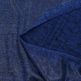 Maille chinée irisée Mindy fond bleu roi