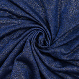 Maille chinée irisée Mindy fond bleu roi