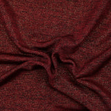 Maille chinée irisée Mindy fond rouge bordeaux