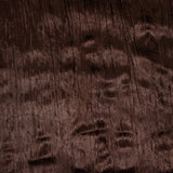 Pinkish brown pleated velvet jersey