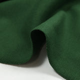 Maille polo coton vert forêt