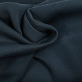 Tissu sweat minkee épais marine