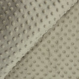 Polaire minky relief taupe