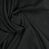 Polyester fluide froissé noir
