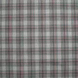 Coton tissé-teint Prince-de-galles noir, blanc et lie de vin