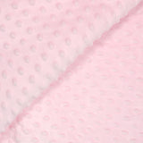 Polaire minky relief rose