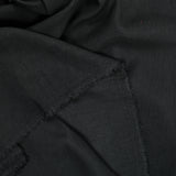 Polyester fluide froissé noir