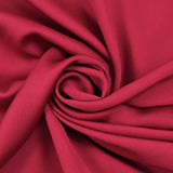 Crêpe satin polyester Bubble cerise