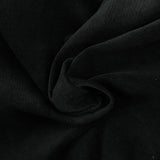 Velours côtelé coton 1 mm noir
