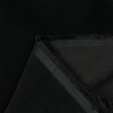 Velours côtelé coton 1 mm noir