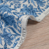 Coton liberty ® Sambourne bleu au mètre