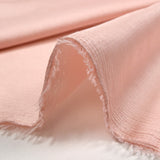 Crêpe satin polyester Bubble rose clair