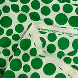 Cotton woven Linen Print Linen Green Pea