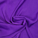 Purple polyester satin crepe