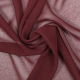 Plain wine-colored muslin