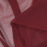 Plain wine-colored muslin