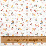 Piqué de coton imprimé zoo