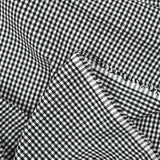 Coton Vichy 3mm noir et blanc