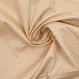 Cotton printed cotton dotted Camel background