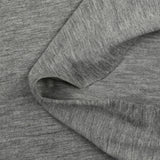 Jersey de polyester gris clair chiné