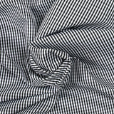 Polyester Vichy 2 mm white and black