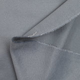Velours de laine mélangée chevrons gris bleuté