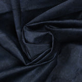 Velours de coton ras Versailles bleu marine
