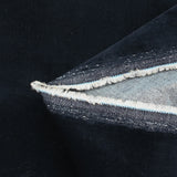 Jean's velours ras de coton bleu nuit