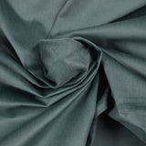 Velours de coton ras gris pétrole
