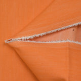 Jean's coton flammé lourd orange