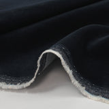 Jean's velours ras de coton bleu nuit