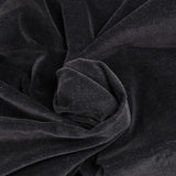 Liquorice short cotton velvet